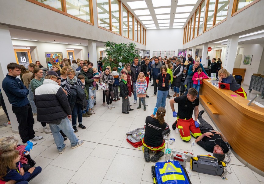 Riesiger Ansturm auf das Universitätsklinikum